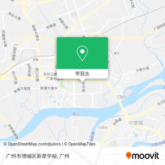 广州市增城区新星学校地图