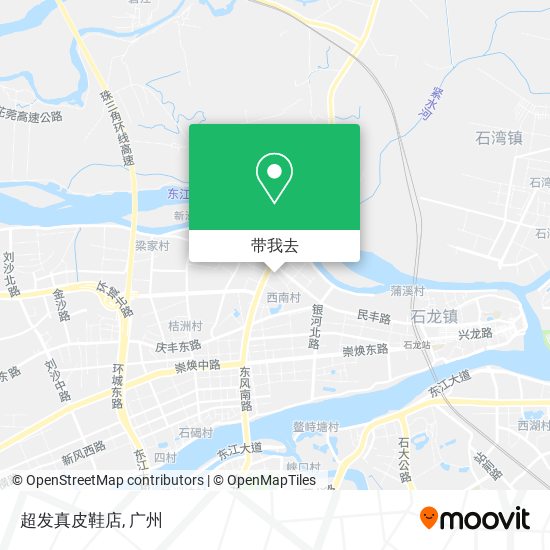 超发真皮鞋店地图