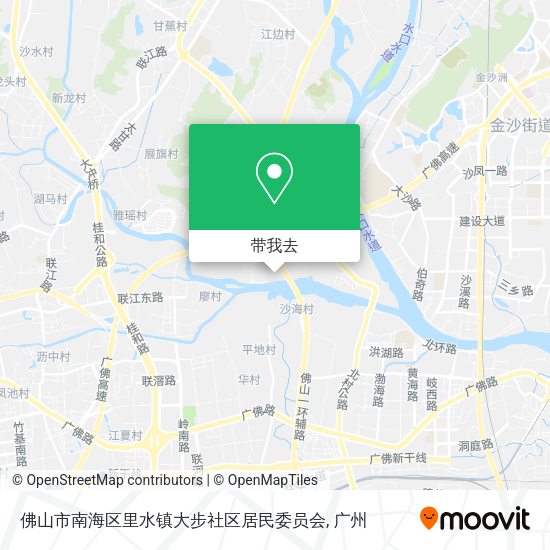 佛山市南海区里水镇大步社区居民委员会地图