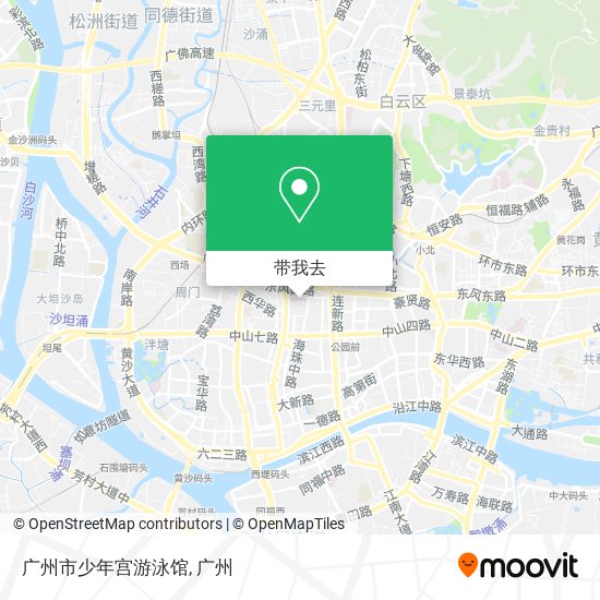 广州市少年宫游泳馆地图