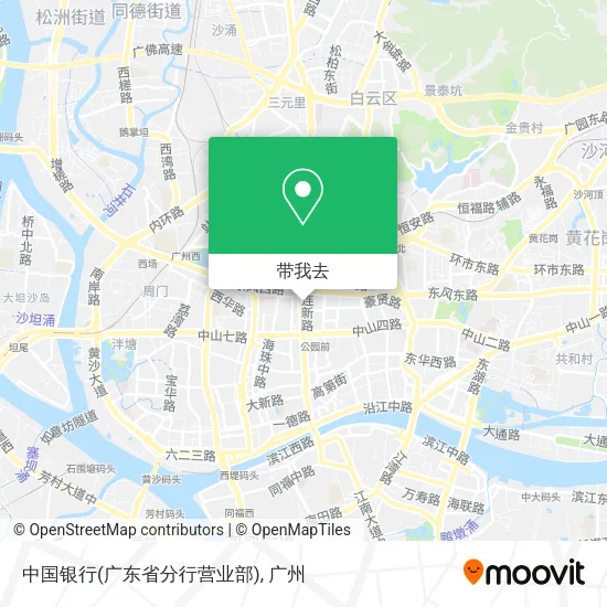 中国银行(广东省分行营业部)地图