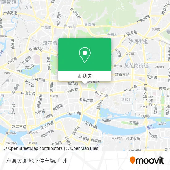 东照大厦-地下停车场地图