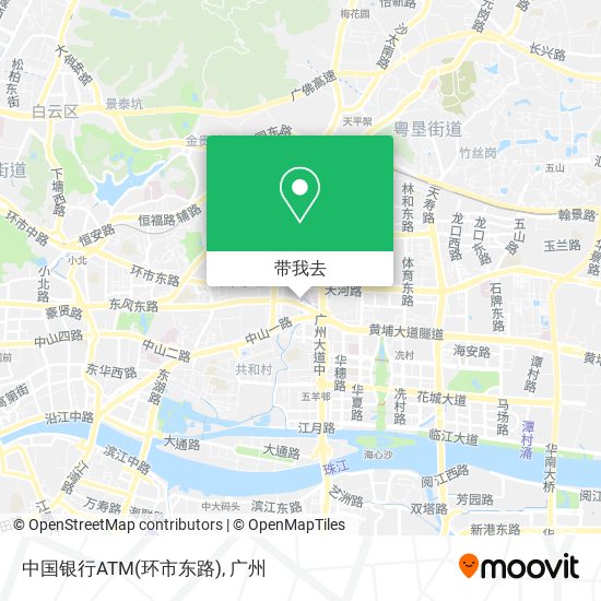 中国银行ATM(环市东路)地图