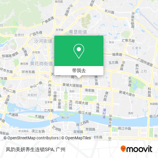凤韵美妍养生连锁SPA地图