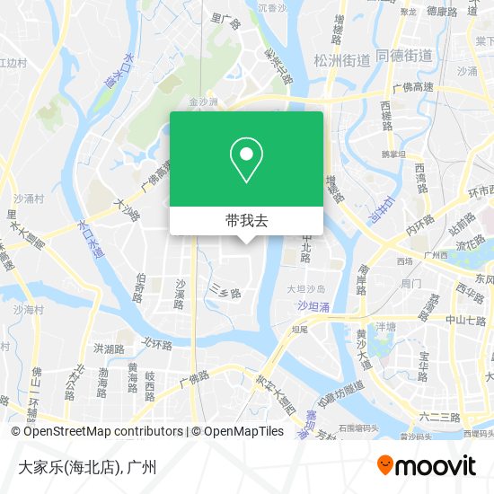 大家乐(海北店)地图