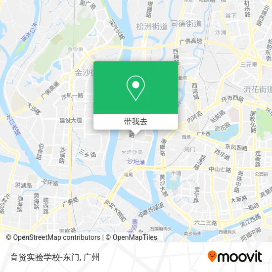 育贤实验学校-东门地图
