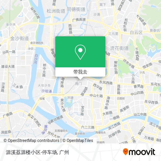 源溪荔源楼小区-停车场地图