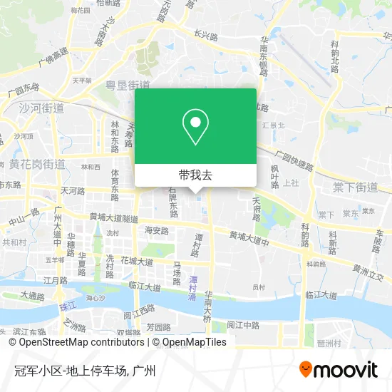 冠军小区-地上停车场地图