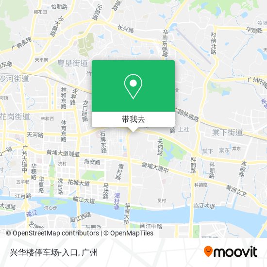 兴华楼停车场-入口地图