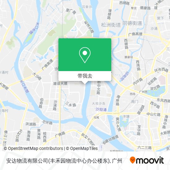 安达物流有限公司(丰禾园物流中心办公楼东)地图