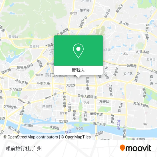 领前旅行社地图