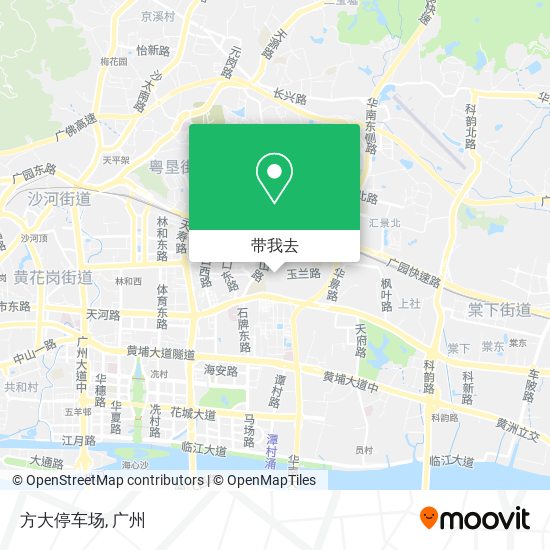 方大停车场地图