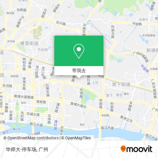 华师大-停车场地图