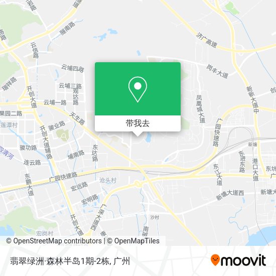 翡翠绿洲·森林半岛1期-2栋地图