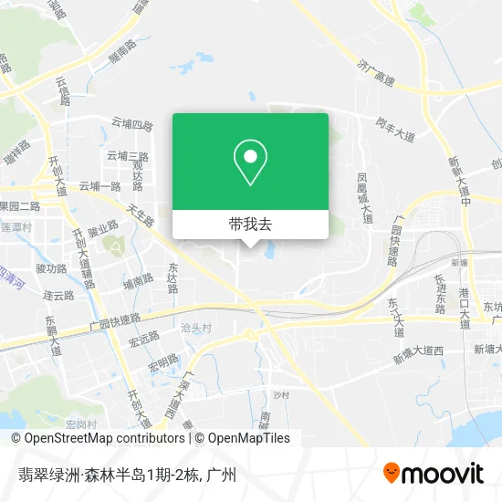 翡翠绿洲·森林半岛1期-2栋地图