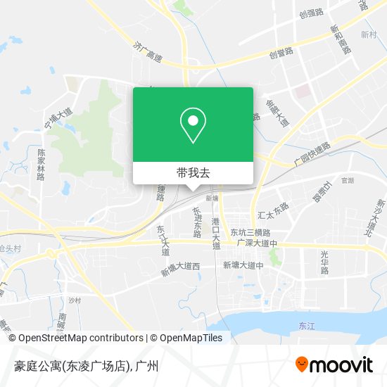 豪庭公寓(东凌广场店)地图