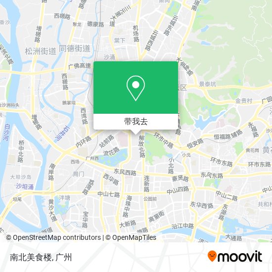 南北美食楼地图