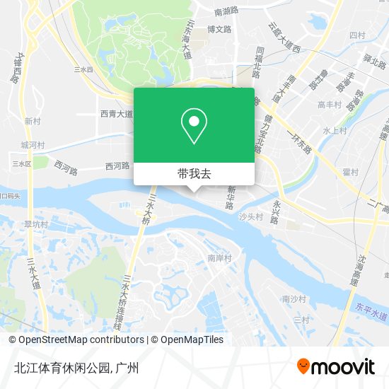 北江体育休闲公园地图