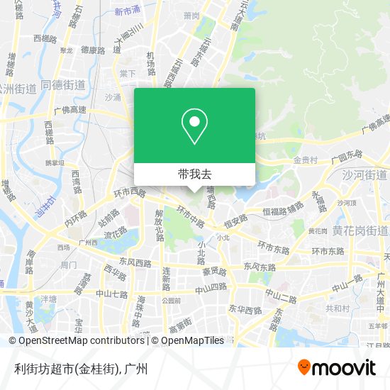 利街坊超市(金桂街)地图