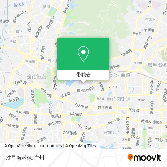 冼星海雕像地图