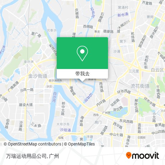 万瑞运动用品公司地图