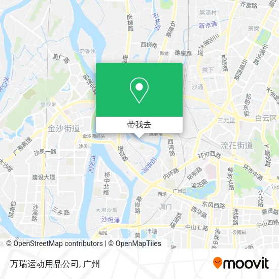 万瑞运动用品公司地图