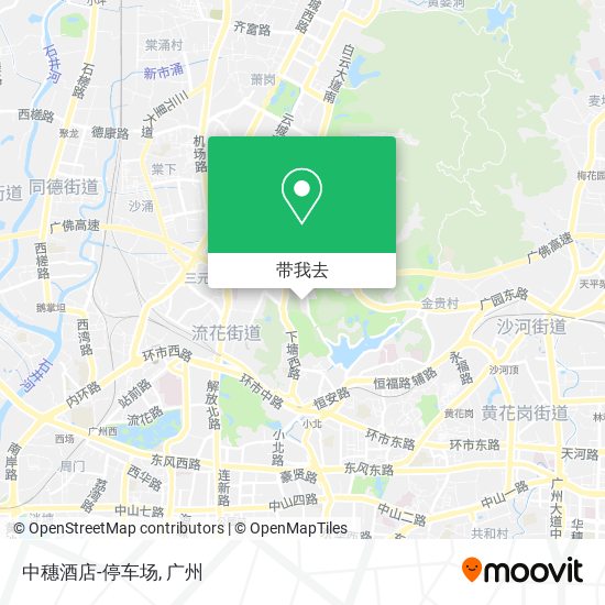 中穗酒店-停车场地图