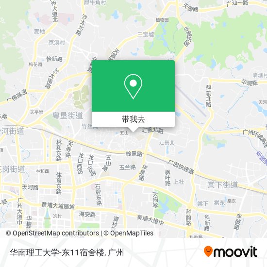 华南理工大学-东11宿舍楼地图