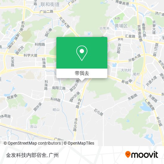金发科技内部宿舍地图