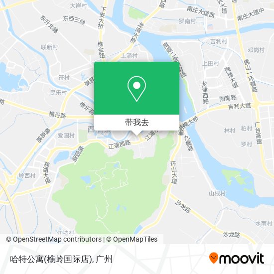 哈特公寓(樵岭国际店)地图