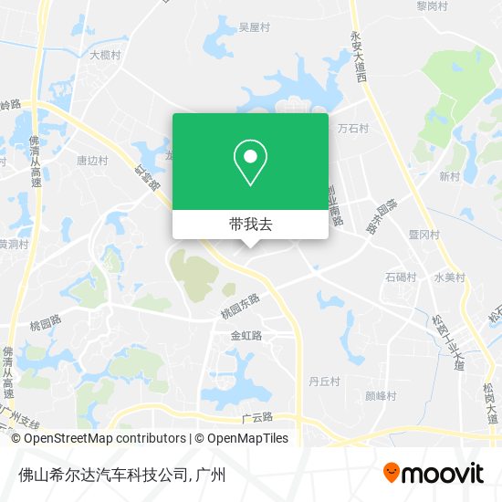 佛山希尔达汽车科技公司地图