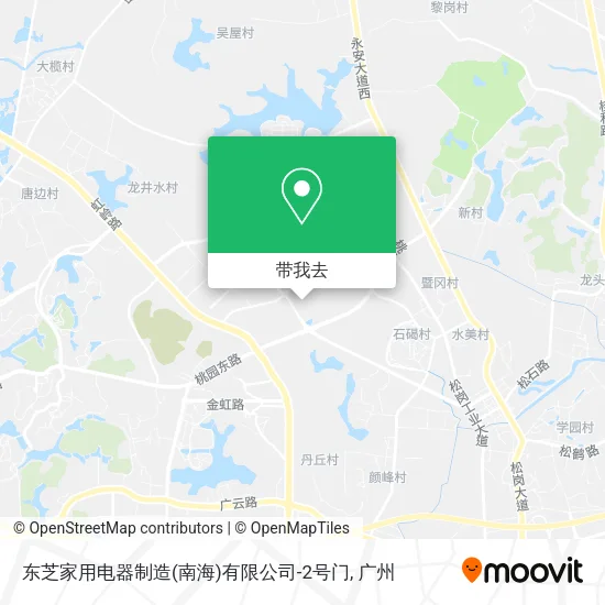 东芝家用电器制造(南海)有限公司-2号门地图