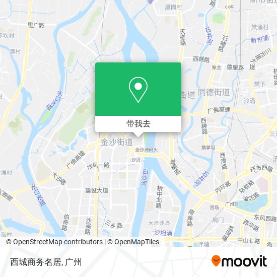 西城商务名居地图