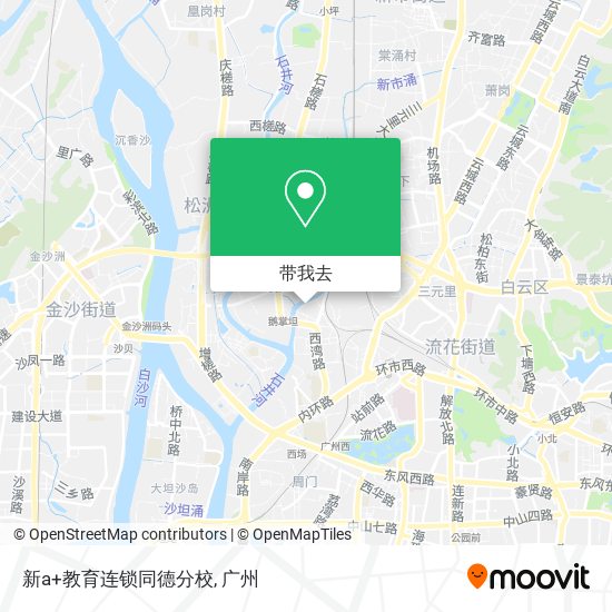 新a+教育连锁同德分校地图
