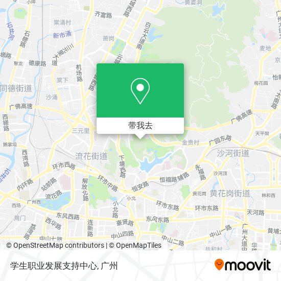 学生职业发展支持中心地图