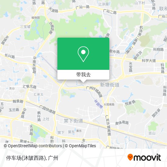 停车场(沐陂西路)地图