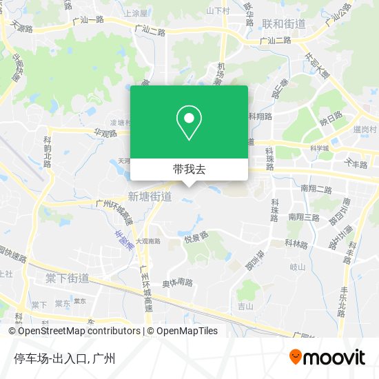 停车场-出入口地图