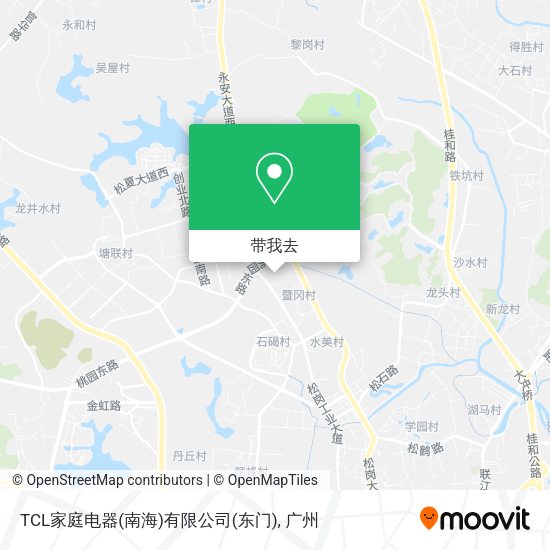 TCL家庭电器(南海)有限公司(东门)地图