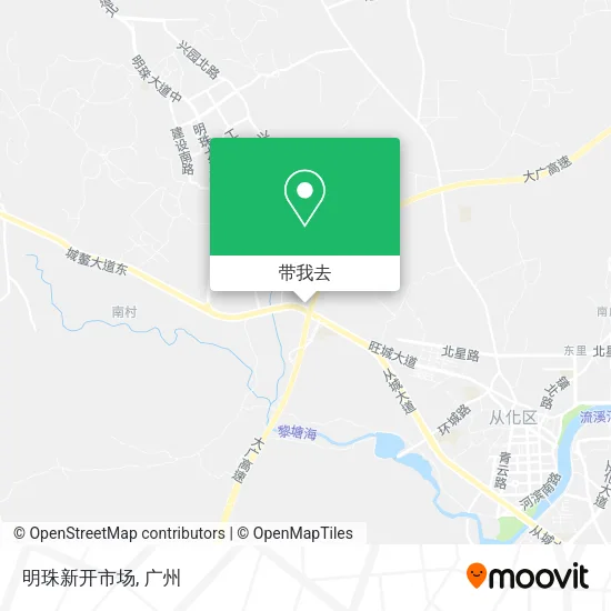 明珠新开市场地图