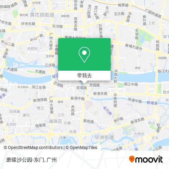 磨碟沙公园-东门地图