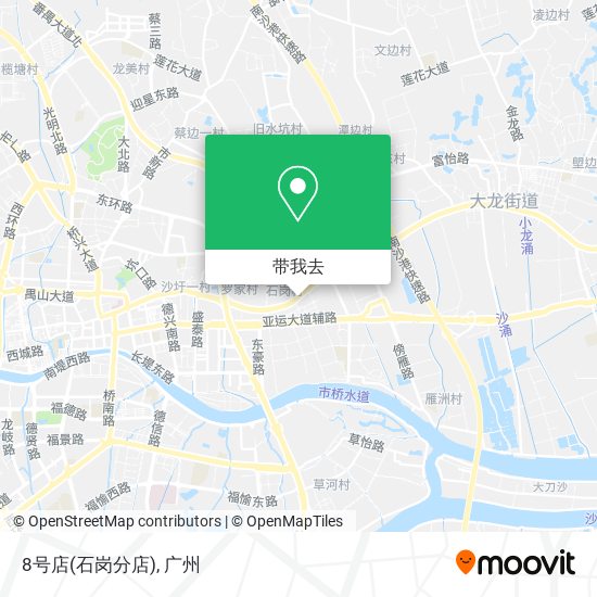 8号店(石岗分店)地图