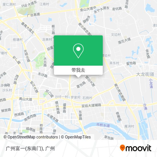 广州富一(东南门)地图
