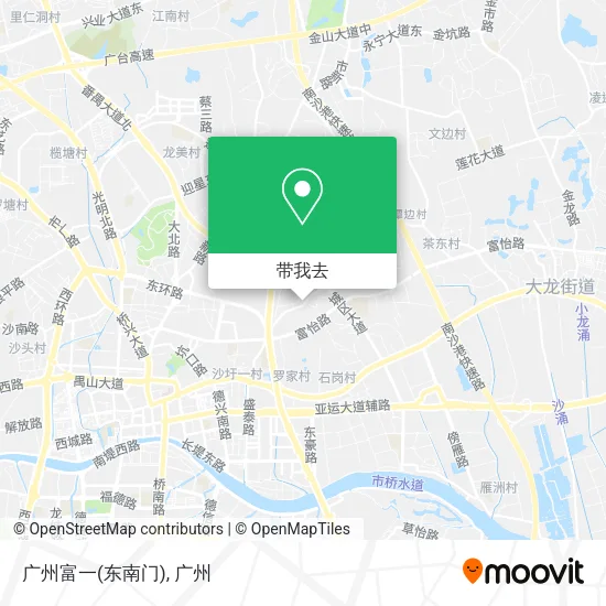 广州富一(东南门)地图
