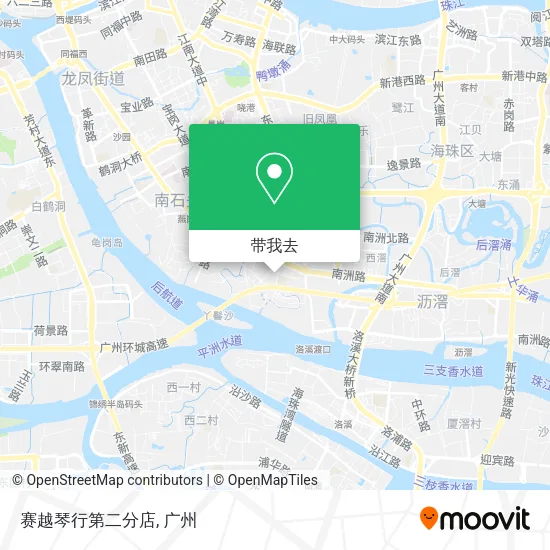 赛越琴行第二分店地图