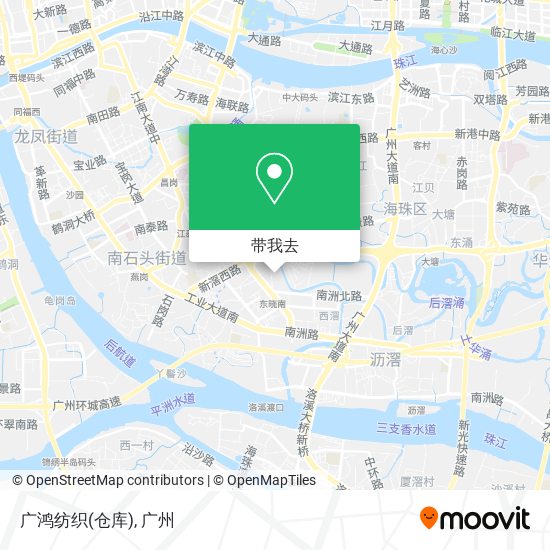广鸿纺织(仓库)地图