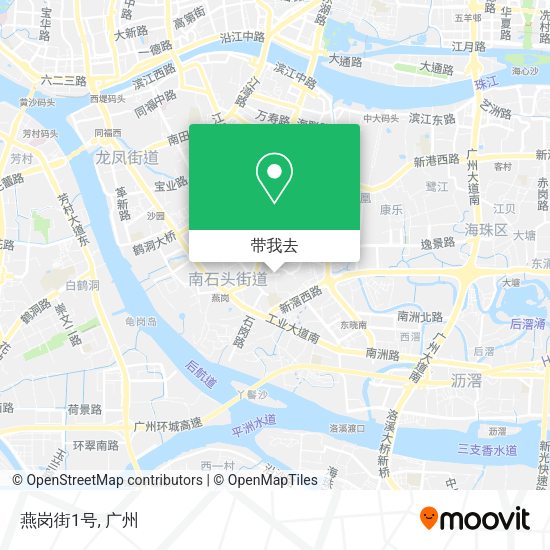 燕岗街1号地图