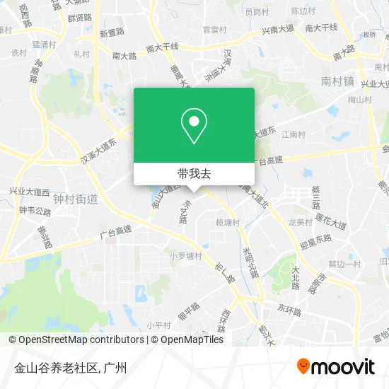 金山谷养老社区地图