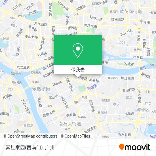 素社家园(西南门)地图