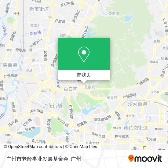广州市老龄事业发展基金会地图