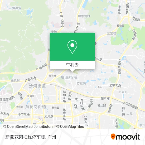 新燕花园-C栋停车场地图